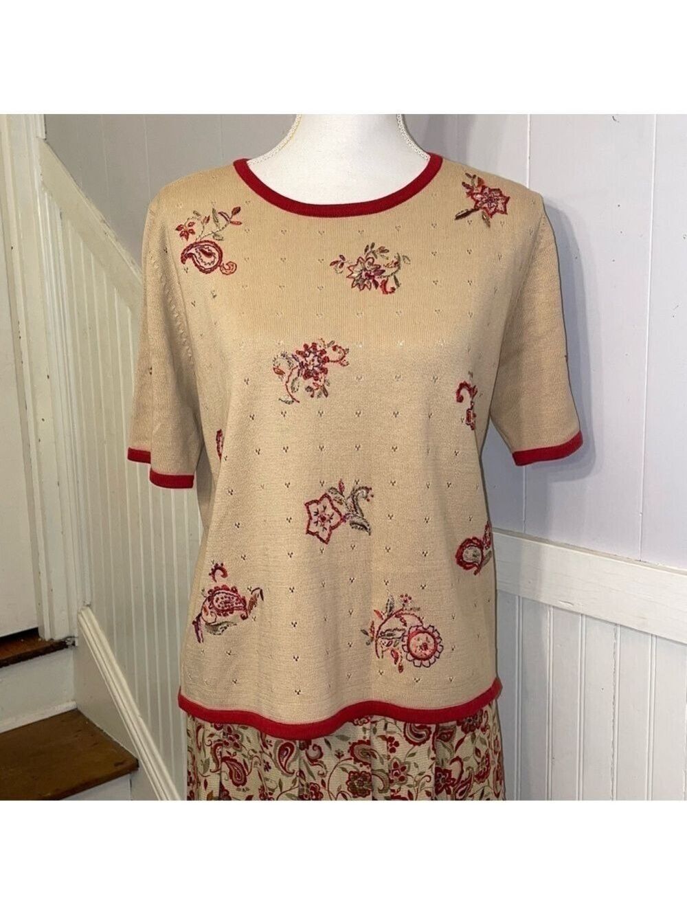 Vintage Napa Valley Cottagecore Two-Piece Set – Size Medium - Picture 4 of 16